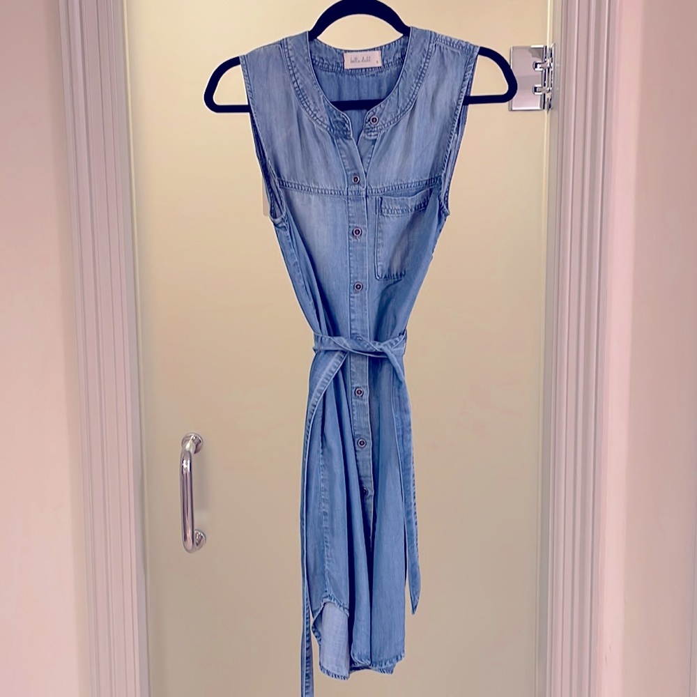 Bella Dahl Chambray Shirt dress - Small